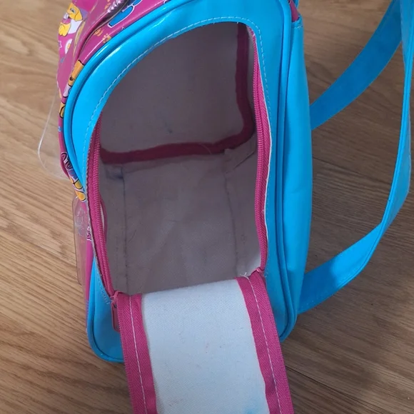 Barbie Backpack Vintage 2000s Puppy Bubblegum Pink Vinyl Purse Girls Kids Blue - Picture 6 of 9